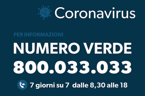 Numero Verde Coronavirus Regione Emilia Romagna