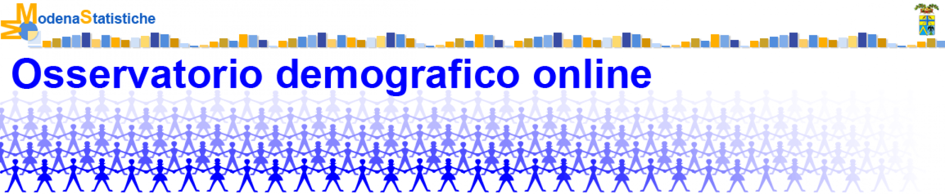 Osservatorio Demografico Online - ModenaStatistiche - sulla destra in alto logo della Provincia di Modena