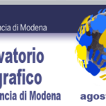 Copertina - Osservatorio demografico della provincia di Modena - n. 1 agosto 2023
