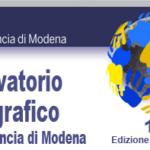 Copertina - Osservatorio demografico della provincia di Modena - n. 1/2024 - Edizione gennaio 2024