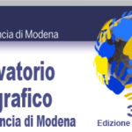 Copertina - Osservatorio demografico della provincia di Modena 3/2023 - Edizione febbraio 2024