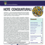 Note Congiunturali n.1 - Gennaio 2013