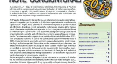 Note Congiunturali n.2 - Aprile 2013
