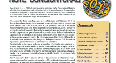 Note Congiunturali n. 4 Ottobre2013