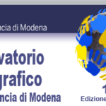 Copertina - Osservatorio demografico della provincia di Modena - n. 1/2026 - Edizione maggio 2026