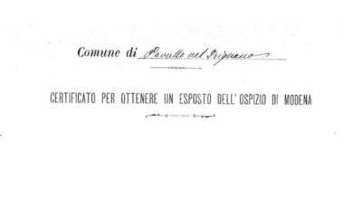 Congregazione di Carità in Modena - Uffizio Esposti