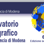 Copertina - Osservatorio demografico della provincia di Modena - n. 6/2026 - Edizione settembre 2026
